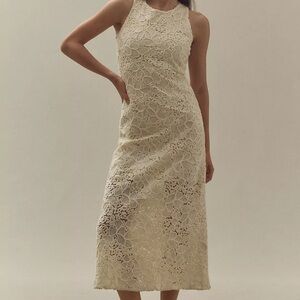 Endless Rose Sleeveless Textured Midi Dress